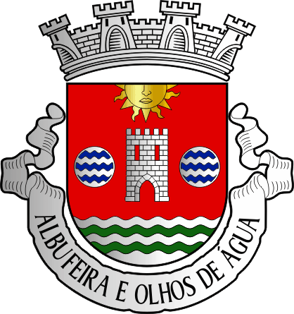 Brasão da União das freguesias de Albufeira e Olhos de Água - Albufeira and Olhos de Água civil parishes union coat-of-arms