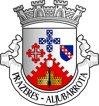 Brasão da antiga freguesia de Aljubarrota (Prazeres) - Aljubarrota (Prazeres) former civil parish, coat-of-arms Brasão da antiga freguesia de Aljubarrota (Prazeres) - Aljubarrota (Prazeres) former civil parish, coat-of-arms