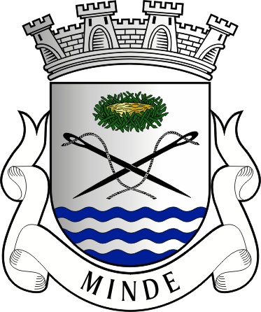 Brasão da freguesia de Minde - Minde civil parish, coat-of-arms Brasão da freguesia de Minde - Minde civil parish, coat-of-arms