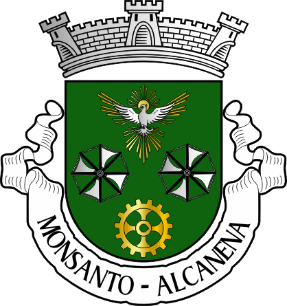 Brasão da freguesia de Monsanto - Monsanto civil parish, coat-of-arms Brasão da freguesia de Monsanto - Monsanto civil parish, coat-of-arms