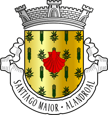 Brasão da freguesia de Santiago Maior - Santiago Maior civil parish, coat-of-arms
