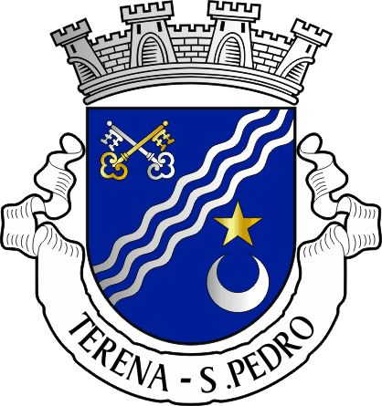 Brasão da freguesia de Terena (São Pedro) - Terena (São Pedro) civil parish, coat-of-arms Brasão da freguesia de Terena (São Pedro) - Terena (São Pedro) civil parish, coat-of-arms