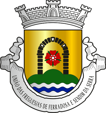 Brasão da União das freguesias de Ferradosa e Sendim da Serra - Ferradosa and Sendim da Serra civil parishes union coat-of-arms