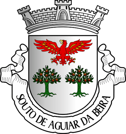 Brasão da antiga freguesia de Souto de Aguiar da Beira - Souto de Aguiar da Beira former civil parish, coat-of-arms Brasão da antiga freguesia de Souto de Aguiar da Beira - Souto de Aguiar da Beira former civil parish, coat-of-arms