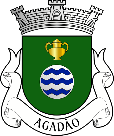 Brasão da antiga freguesia de Agadão - Agadão former civil parish, coat-of-arms