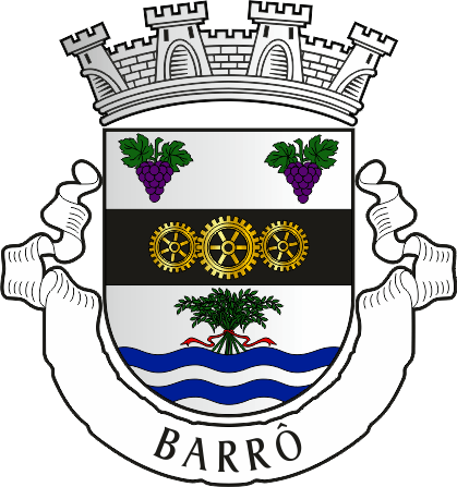 Brasão da antiga freguesia de Barrô - Barrô former civil parish, coat-of-arms Brasão da antiga freguesia de Barrô - Barrô former civil parish, coat-of-arms