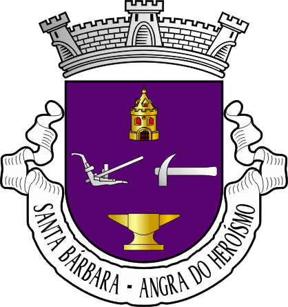 Brasão da freguesia de Santa Bárbara - Santa Bárbara civil parish, coat-of-arms