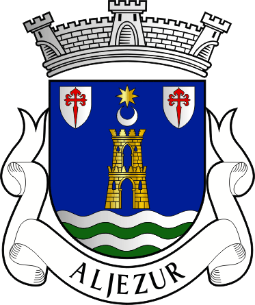 Brasão da freguesia de Aljezur - Aljezur civil parish, coat-of-arms Brasão da freguesia de Aljezur - Aljezur civil parish, coat-of-arms