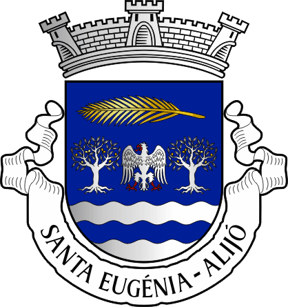 Brasão da freguesia de Santa Eugénia - Santa Eugénia civil parish, coat-of-arms Brasão da freguesia de Santa Eugénia - Santa Eugénia civil parish, coat-of-arms