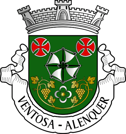 Brasão da freguesia de Ventosa - Ventosa civil parish, coat-of-arms Brasão da freguesia de Ventosa - Ventosa civil parish, coat-of-arms
