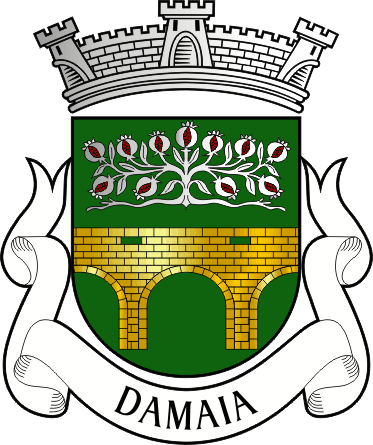 Brasão da antiga freguesia da Damaia - Damaia former civil parish, coat-of-arms
