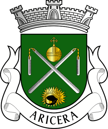 Brasão da antiga freguesia de Aricera - Aricera former civil parish, coat-of-arms