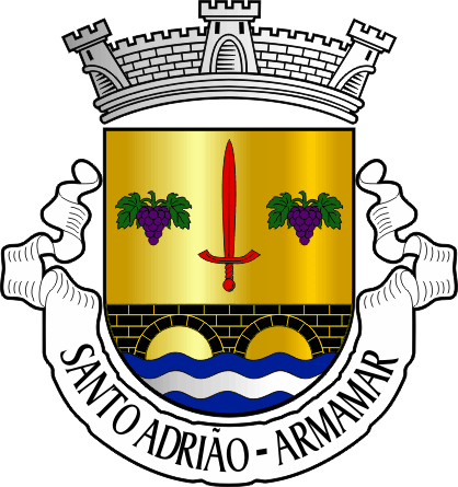 Brasão da antiga freguesia de Santo Adrião - Santo Adrião former civil parish, coat-of-arms Brasão da antiga freguesia de Santo Adrião - Santo Adrião former civil parish, coat-of-arms