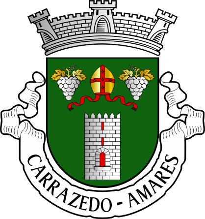 Brasão da freguesia de Carrazedo - Carrazedo civil parish, coat-of-arms