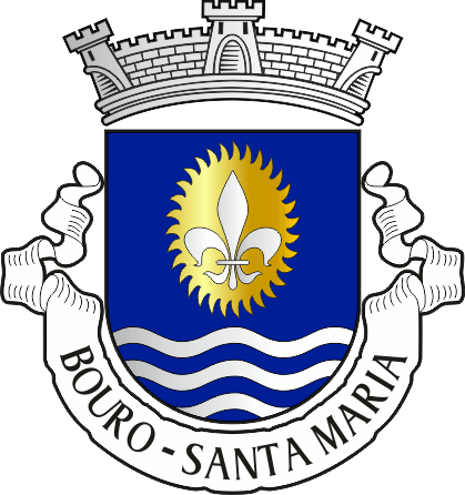 Brasão da freguesia de Bouro (Santa Maria) - Bouro (Santa Maria) civil parish, coat-of-arms Brasão da freguesia de Bouro (Santa Maria) - Bouro (Santa Maria) civil parish, coat-of-arms