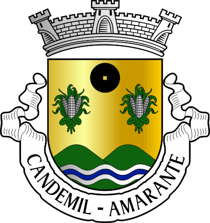 Brasão da freguesia de Candemil - Candemil civil parish, coat-of-arms Brasão da freguesia de Candemil - Candemil civil parish, coat-of-arms