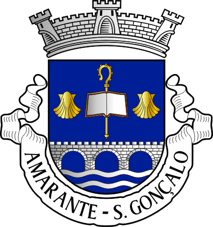 Brasão da antiga freguesia de Amarante (São Gonçalo) - Amarante (São Gonçalo) former civil parish, coat-of-arms Brasão da antiga freguesia de Amarante (São Gonçalo) - Amarante (São Gonçalo) former civil parish, coat-of-arms