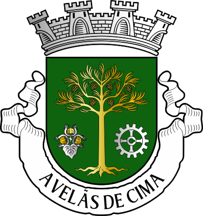 Brasão da freguesia de Avelãs de Cima - Avelãs de Cima civil parish, coat-of-arms Brasão da freguesia de Avelãs de Cima - Avelãs de Cima civil parish, coat-of-arms