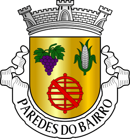 Brasão da antiga freguesia de Paredes do Bairro - Paredes do Bairro former civil parish, coat-of-arms