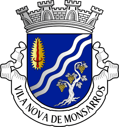 Brasão da freguesia de Vila Nova de Monsarros - Vila Nova de Monsarros civil parish, coat-of-arms