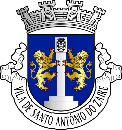 Brasão do Concelho de Santo António do Zaire - Santo António do Zaire municipal coat-of-arms