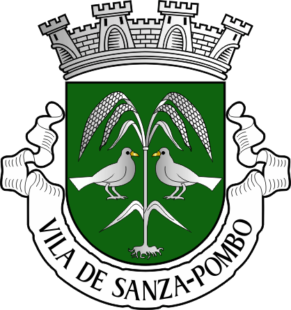 Brasão do Concelho de Pombo - Pombo municipal coat-of-arms Brasão do Concelho de Pombo - Pombo municipal coat-of-arms