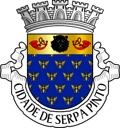 Brasão do Concelho de Serpa Pinto - Serpa Pinto municipal coat-of-arms Brasão do Concelho de Serpa Pinto - Serpa Pinto municipal coat-of-arms