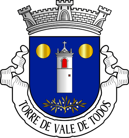Brasão da antiga freguesia de Torre de Vale de Todos - Torre de Vale de Todos former civil parish, coat-of-arms