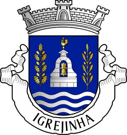 Brasão da freguesia de Igrejinha - Igrejinha civil parish, coat-of-arms Brasão da freguesia de Igrejinha - Igrejinha civil parish, coat-of-arms