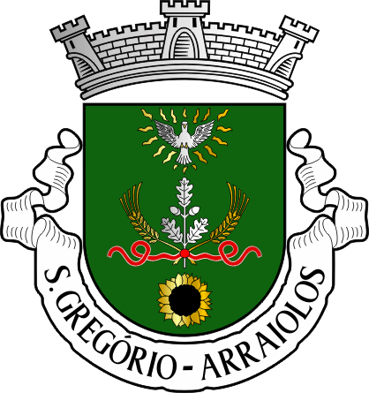 Brasão da antiga freguesia de São Gregório - São Gregório former civil parish, coat-of-arms Brasão da antiga freguesia de São Gregório - São Gregório former civil parish, coat-of-arms