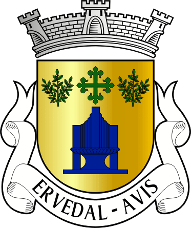 Brasão da freguesia de Ervedal - Ervedal civil parish, coat-of-arms Brasão da freguesia de Ervedal - Ervedal civil parish, coat-of-arms