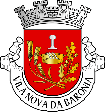 Brasão da freguesia de Vila Nova da Baronia - Vila Nova da Baronia civil parish, coat-of-arms Brasão da freguesia de Vila Nova da Baronia - Vila Nova da Baronia civil parish, coat-of-arms
