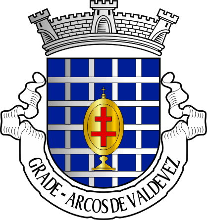 Brasão da antiga freguesia de Grade - Grade former civil parish, coat-of-arms