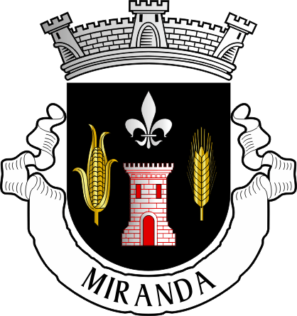 Brasão da freguesia de Miranda - Miranda civil parish, coat-of-arms