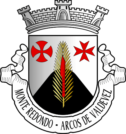 Brasão da freguesia de Monte Redondo - Monte Redondo civil parish, coat-of-arms
