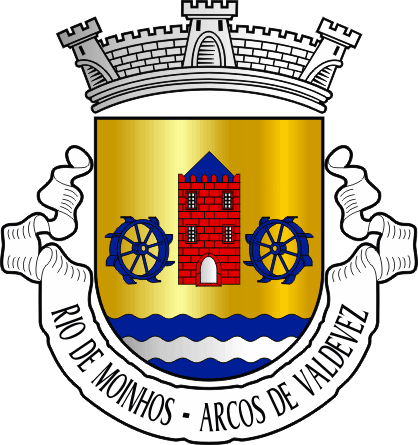 Brasão da freguesia de Rio de Moinhos - Rio de Moinhos civil parish, coat-of-arms Brasão da freguesia de Rio de Moinhos - Rio de Moinhos civil parish, coat-of-arms