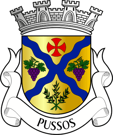 Brasão da antiga freguesia de Pussos - Pussos former civil parish, coat-of-arms Brasão da antiga freguesia de Pussos - Pussos former civil parish, coat-of-arms