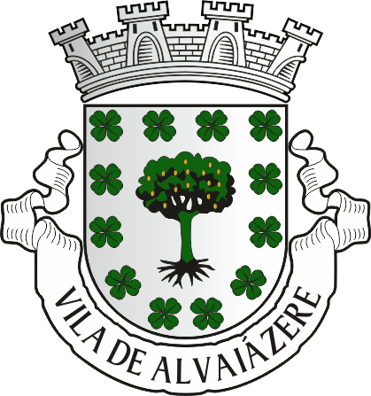 Brasão do Município de Alvaiázere - Alvaiázere municipal coat-of-arms Brasão do Município de Alvaiázere - Alvaiázere municipal coat-of-arms