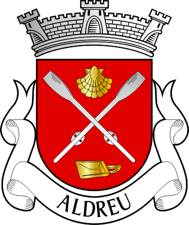 Brasão da freguesia de Aldreu - Aldreu civil parish, coat-of-arms