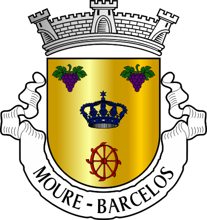 Brasão da freguesia de Moure - Moure civil parish, coat-of-arms Brasão da freguesia de Moure - Moure civil parish, coat-of-arms