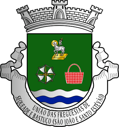 Brasão da União das freguesias de Sequeade e Bastuço (São João e Santo Estevão) - Sequeade and Bastuço (São João and Santo Estevão) civil parishes union coat-of-arms