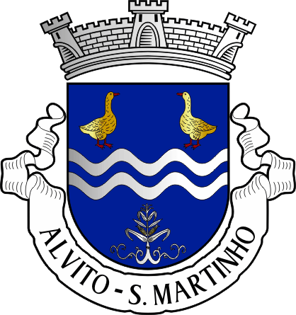 Brasão da antiga freguesia de Alvito (São Martinho) - Alvito (São Martinho) former civil parish, coat-of-arms Brasão da antiga freguesia de Alvito (São Martinho) - Alvito (São Martinho) former civil parish, coat-of-arms