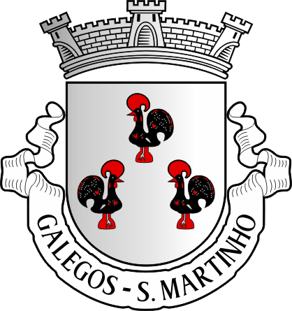 Brasão da freguesia de Galegos (São Martinho) - Galegos (São Martinho) civil parish, coat-of-arms Brasão da freguesia de Galegos (São Martinho) - Galegos (São Martinho) civil parish, coat-of-arms