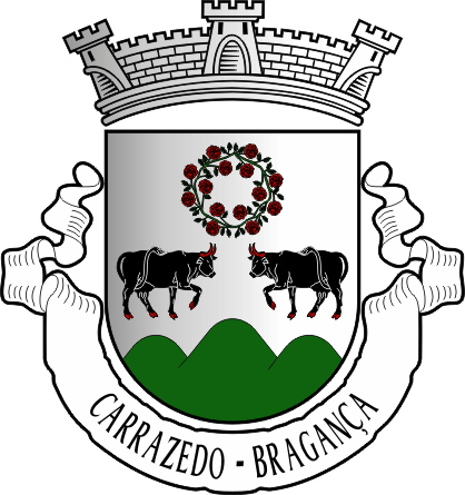 Brasão da antiga freguesia de Carrazedo - Carrazedo former civil parish, coat-of-arms