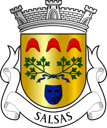 Brasão da freguesia de Salsas - Salsas civil parish, coat-of-arms Brasão da freguesia de Salsas - Salsas civil parish, coat-of-arms