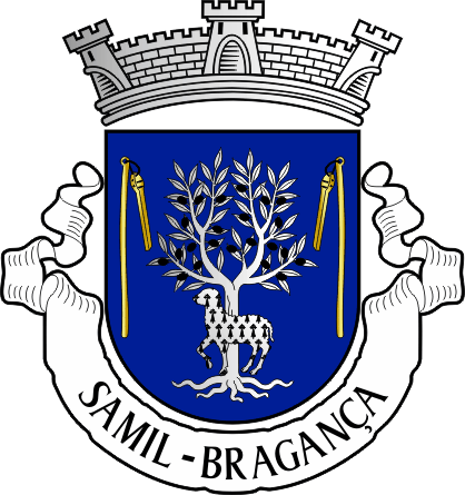 Brasão da freguesia de Samil - Samil civil parish, coat-of-arms Brasão da freguesia de Samil - Samil civil parish, coat-of-arms