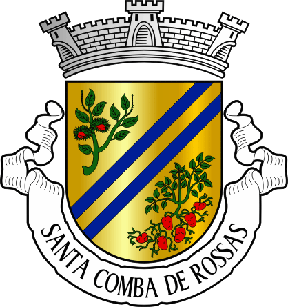 Brasão da freguesia de Santa Comba de Rossas - Santa Comba de Rossas civil parish, coat-of-arms