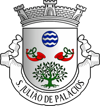 Brasão da antiga freguesia de São Julião de Palácios - São Julião de Palácios former civil parish, coat-of-arms Brasão da antiga freguesia de São Julião de Palácios - São Julião de Palácios former civil parish, coat-of-arms