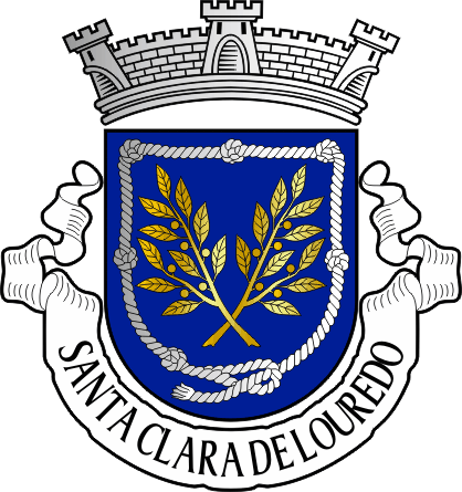 Brasão da freguesia de Santa Clara de Louredo - Santa Clara de Louredo civil parish, coat-of-arms