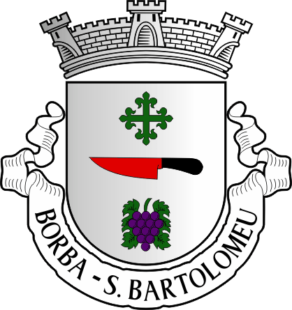 Brasão da freguesia de Borba (São Bartolomeu) - Borba (São Bartolomeu) civil parish, coat-of-arms